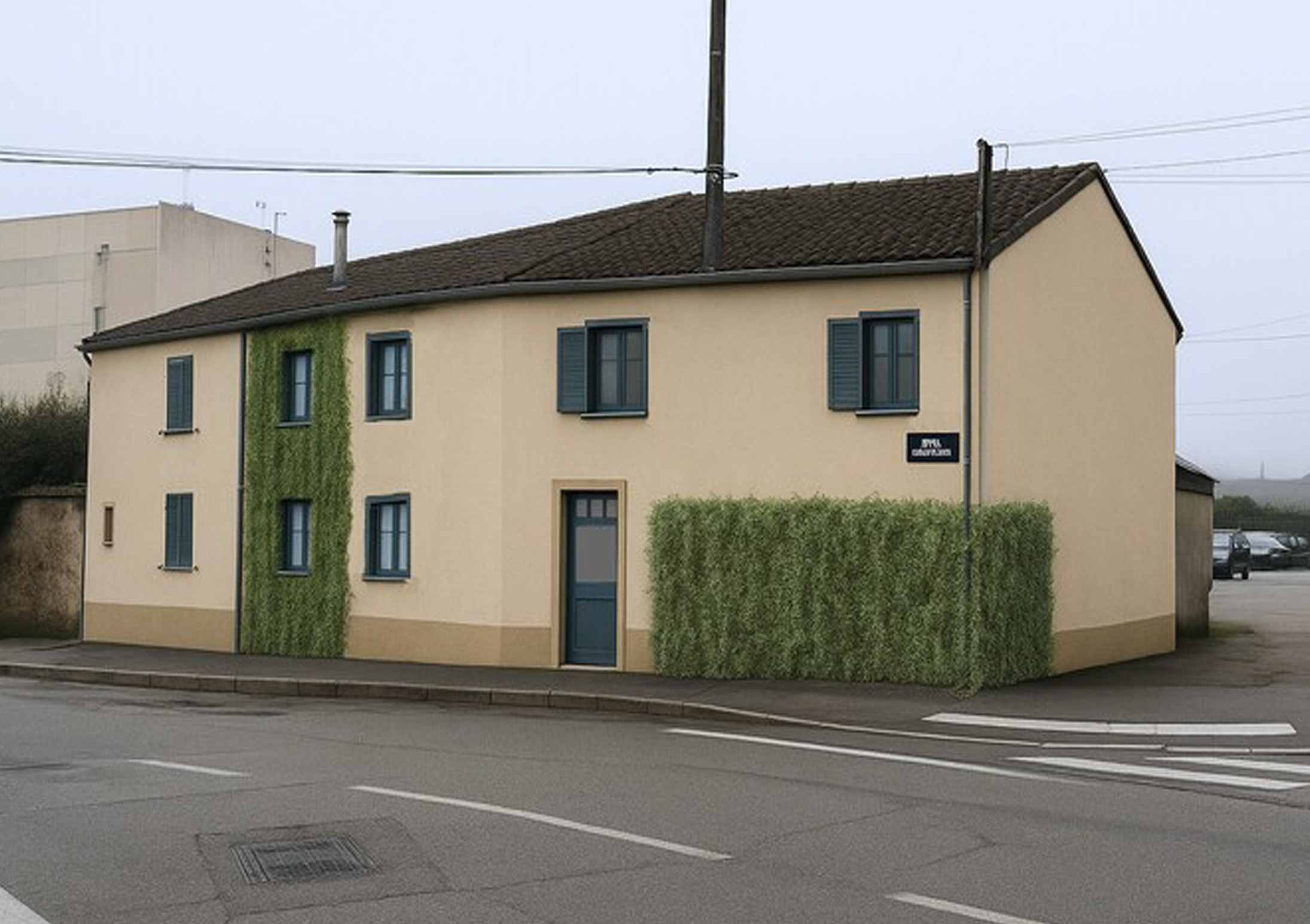 montage facade avant état futur