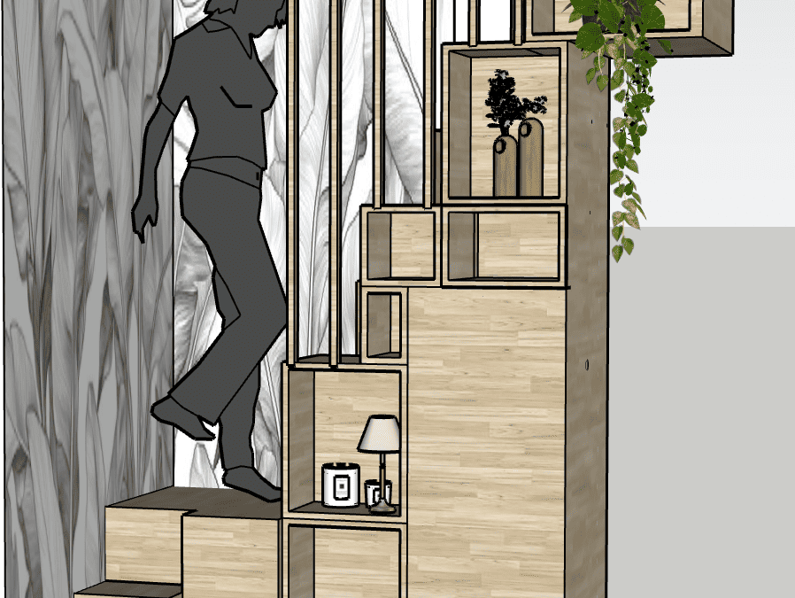 Optimisation d’un escalier dans un appartement locatif, Limoges 2025