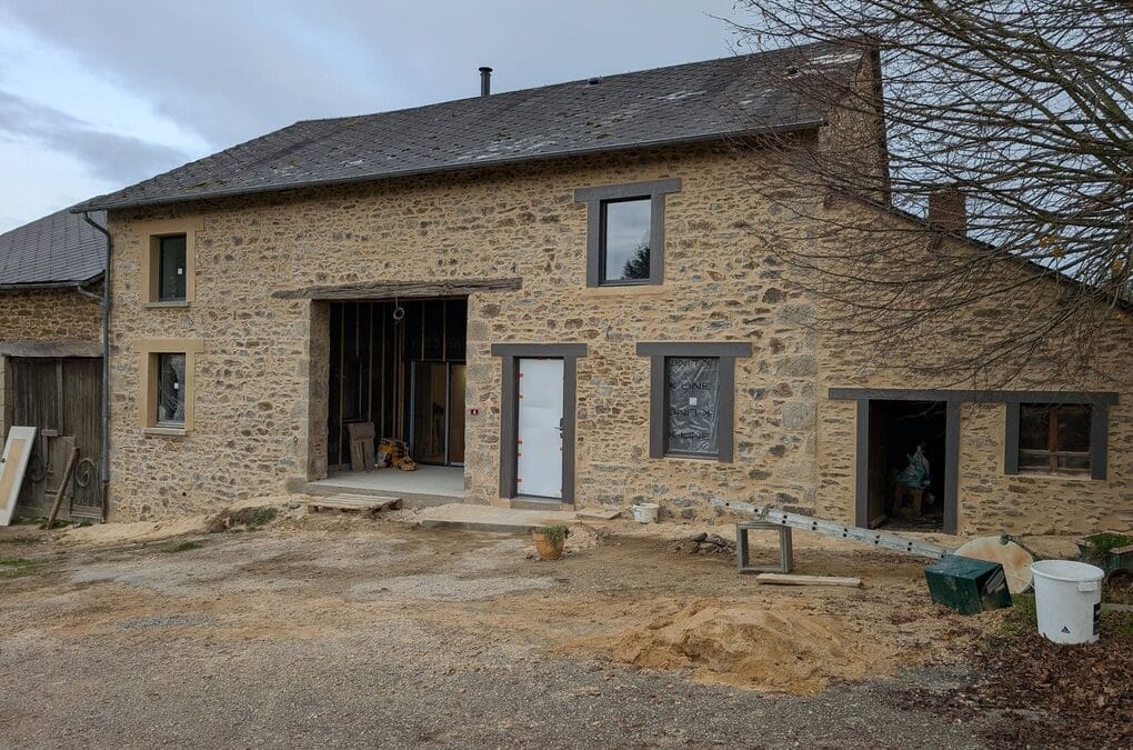 Transformation d&rsquo;une grange en habitation, Masléon 2025