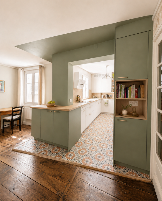 Redonner une logique d’usage à un appartement à colombages, Limoges 2025 – Phase 1